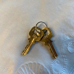 Authentic Louis Vuitton lock Keys 323